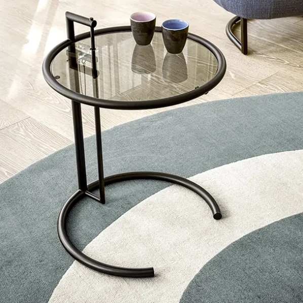Adjustable Table E 1027 Svart Sidobord