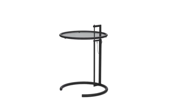 Adjustable Table E 1027 Svart Sidobord