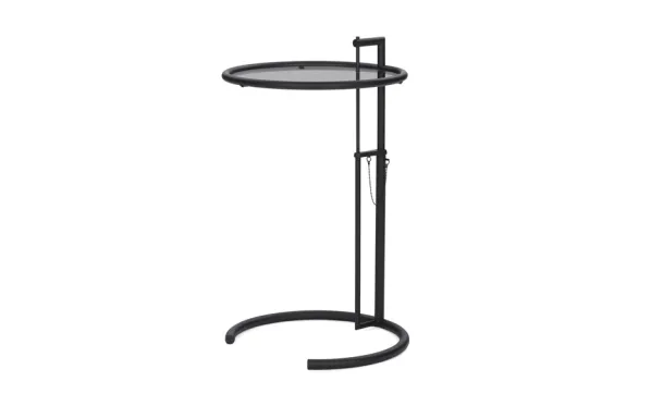Adjustable Table E 1027 Svart Sidobord