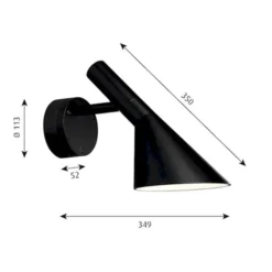 AJ 50 Vägglampa Utebelysning