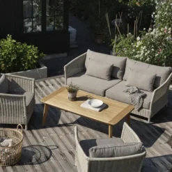 Aster Soffa 3-Sits Beige Med Dyna