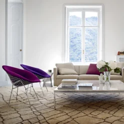 Bertoia Diamond Karmstol Stoppad