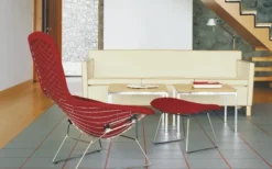 Bertoia High Back Fåtölj