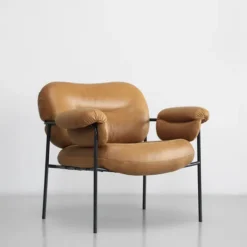 Bollo Fåtölj Läder Vintage Rangers