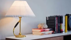 306 Bord/Vägg Lampa Mässing