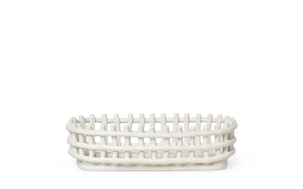 Ceramic Basket Oval