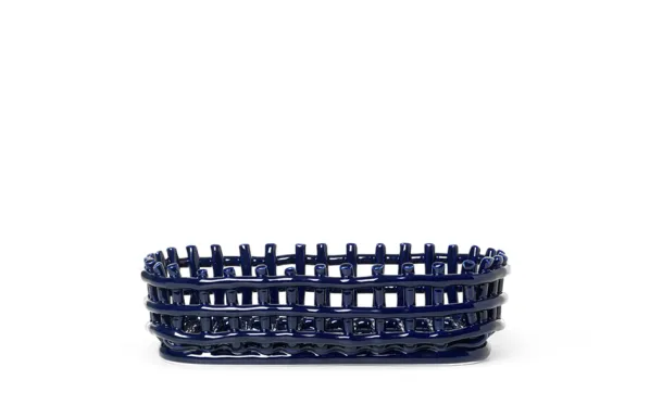 Ceramic Basket Oval