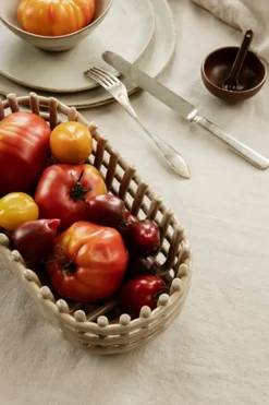 Ceramic Basket Oval
