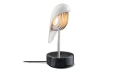 Chirp Väckarklocka/Lampa Marmor