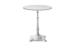 Classic Cafébord Marmorskiva Ø65 4tass