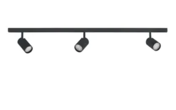 Designline System 1m – 3 x Tube Spots Svart