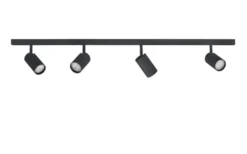 Designline System 2m – 4 x Tube Spots Svart