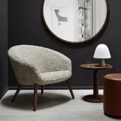Ditzel Lounge Chair Fårskinn