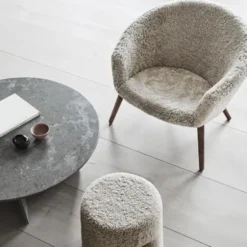 Ditzel Lounge Chair Fårskinn