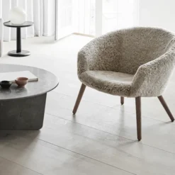 Ditzel Lounge Chair Fårskinn