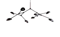 Drop Chandelier Taklampa Burned Black