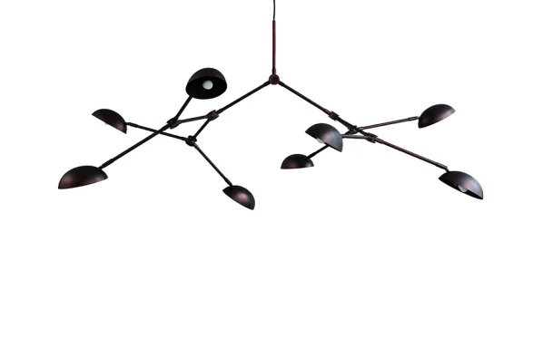 Drop Chandelier Taklampa Burned Black