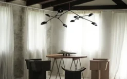 Drop Chandelier Taklampa Burned Black