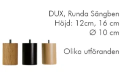 Dux Sängben Cylindriska ø10 cm