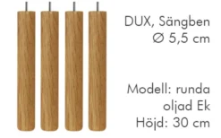 Dux Sängben Cylindriska Ø5,5cm