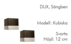 Dux Sängben Kubiska 2-Pack