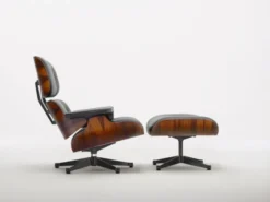Eames Lounge Chair Ottoman Läder