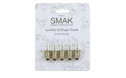 Elflugan Grande Extralampor 5-pack