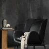 Embrace Small Fåtölj Och Pall Elmosoft Svart Läder
