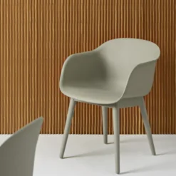 Fiber Wood Karmstol
