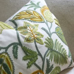 Foglia Decorativa Embroidered Moss Prydnadskudde