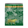 Green Cheetah in Jungle Tändsticksask
