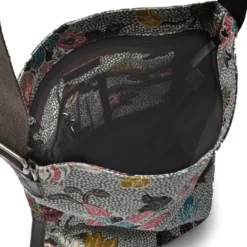 Handväska Shoulder Bag Flower Linen