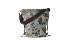 Handväska Shoulder Bag Flower Linen
