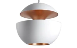 HCS Taklampa Vit & Koppar