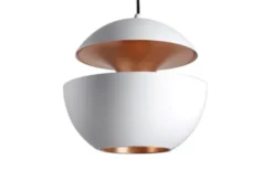 HCS Taklampa Vit & Koppar
