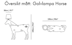 Horse Golvlampa