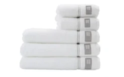 Hotel Towel Handduk White/Beige