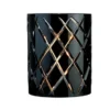 Hurricane Crystal Black Ljuslykta Large