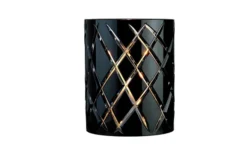 Hurricane Crystal Black Ljuslykta Large
