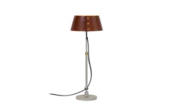 Karl 925 Bordslampa Läder Låg