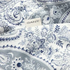 Key West Paisley Påslakan Enkelt Heather Grey