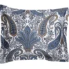 Key West Paisley Örngott Sateen Blue
