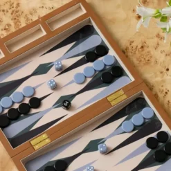 Lacquered Backgammon Spel