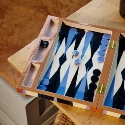 Lacquered Backgammon Spel