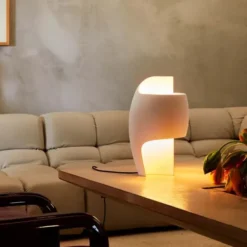 La Lampe B Bordslampa Vit