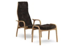 Lamino Fåtölj Med Fotpall Ek FOTPALL PÅ KÖPET!