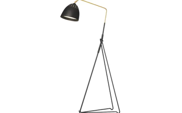 Lean Golvlampa Svart