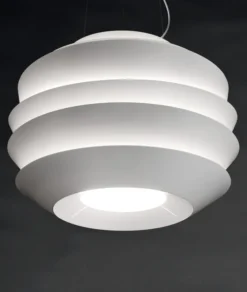 Le Soleil Pendel Taklampa Vit