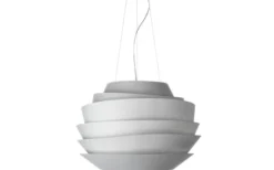 Le Soleil Pendel Taklampa Vit