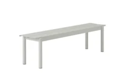 Linear Steel Bänk Utemöbel
